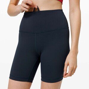 Lululemon Wunder Train High-Rise Short 6" - 2 True Navy